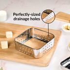 Stainless Steel Paneer Maker Mould Press 550ml Nestasia