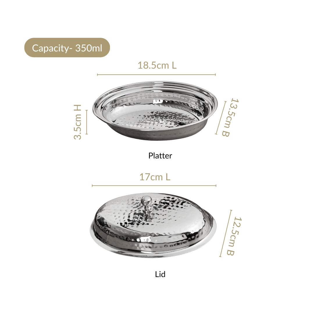 Stainless Steel Retro Serveware For Curries 350ml Nestasia