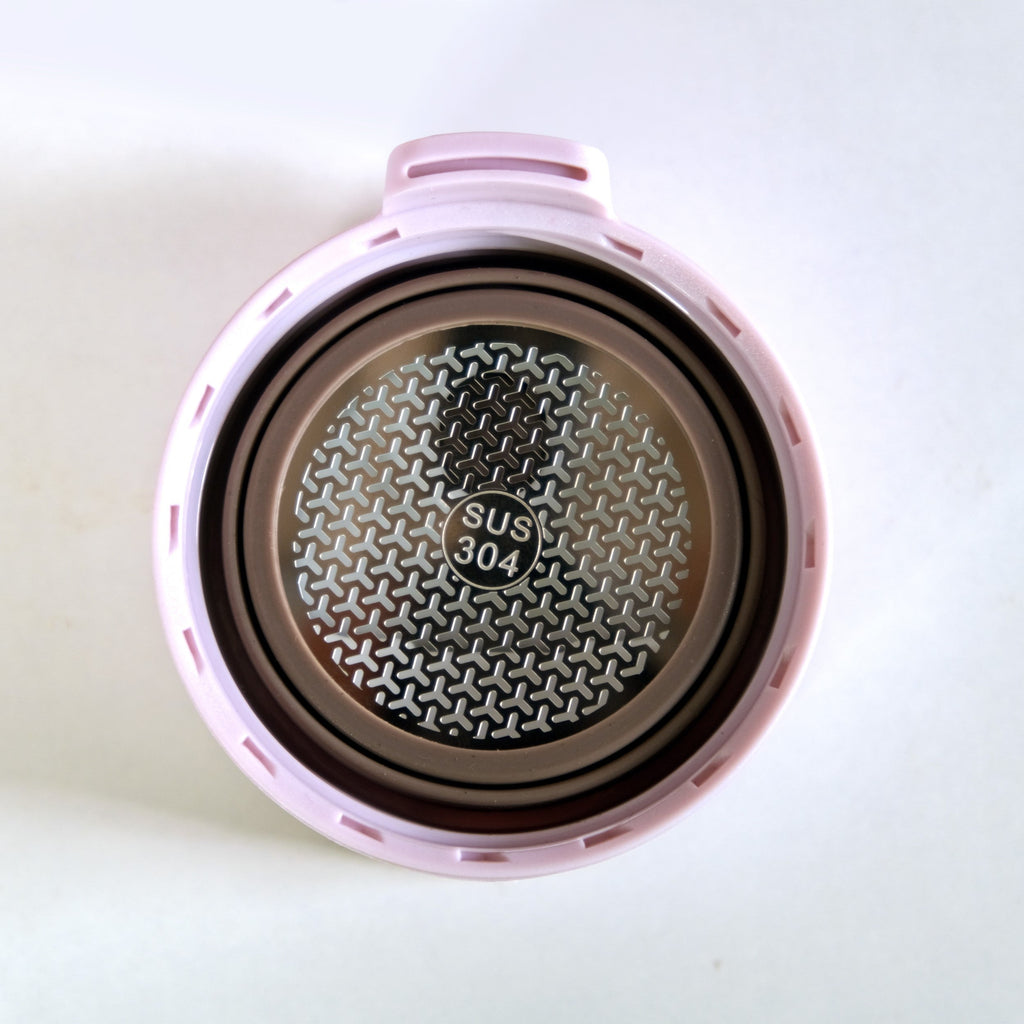 Thermox Vacuum Insulated Water Bottle With Strainer Lilac Mist 450ml Nestasia