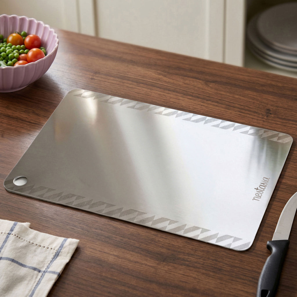 Stainless Steel Chopping Board 35x25cm Nestasia