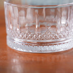 Embossed Glass Snack Bowl Set Of 6 220ml Nestasia