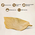Statement Gold Leaf Table Decorative Tray Nestasia
