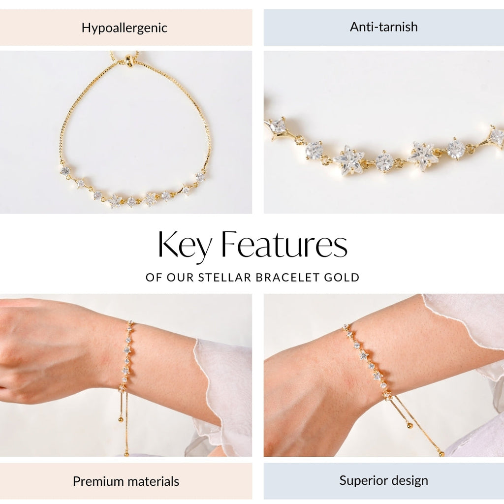 Stellar Bracelet Gold Nestasia