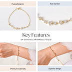 Stellar Bracelet Gold Nestasia