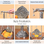 Silver Swing For Laddu Gopala Nestasia