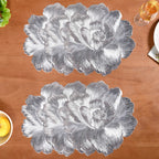 Sterling Peony Silhouette Table Mat Silver Set Of 6 Nestasia