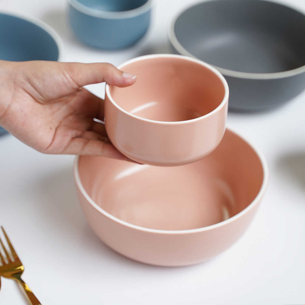 Stoneware Bowl Nestasia