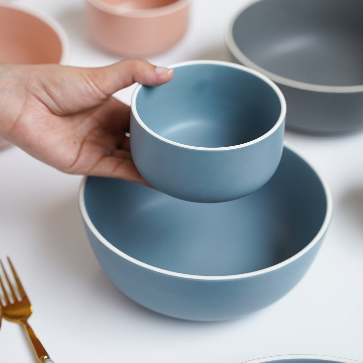 Stoneware Bowl Nestasia