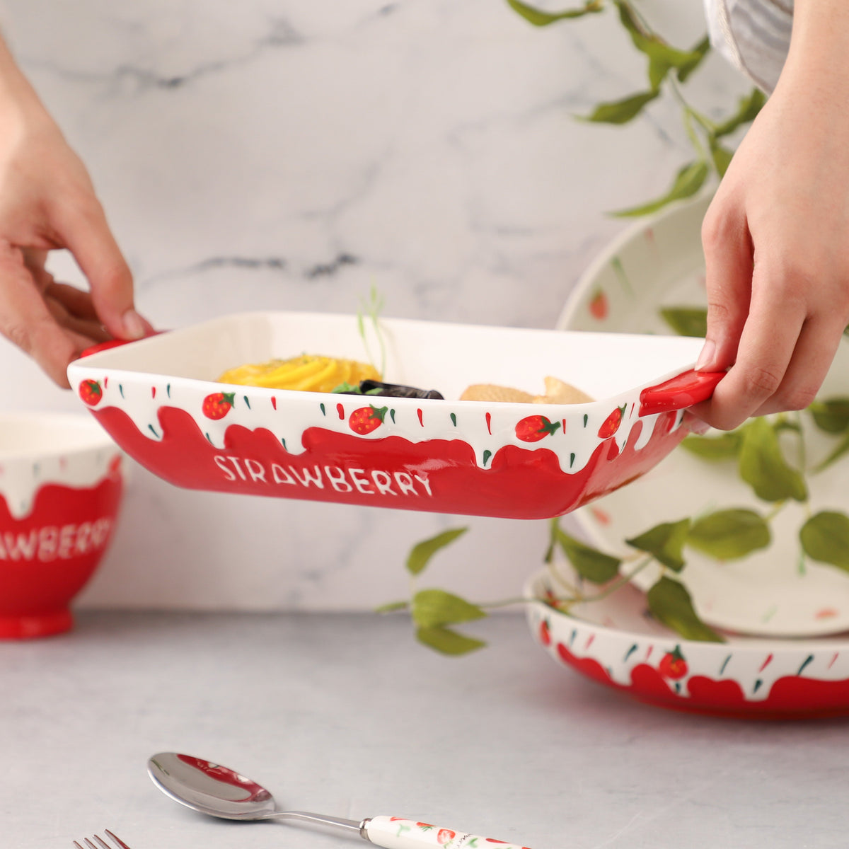 Strawberry Baking Tray Nestasia