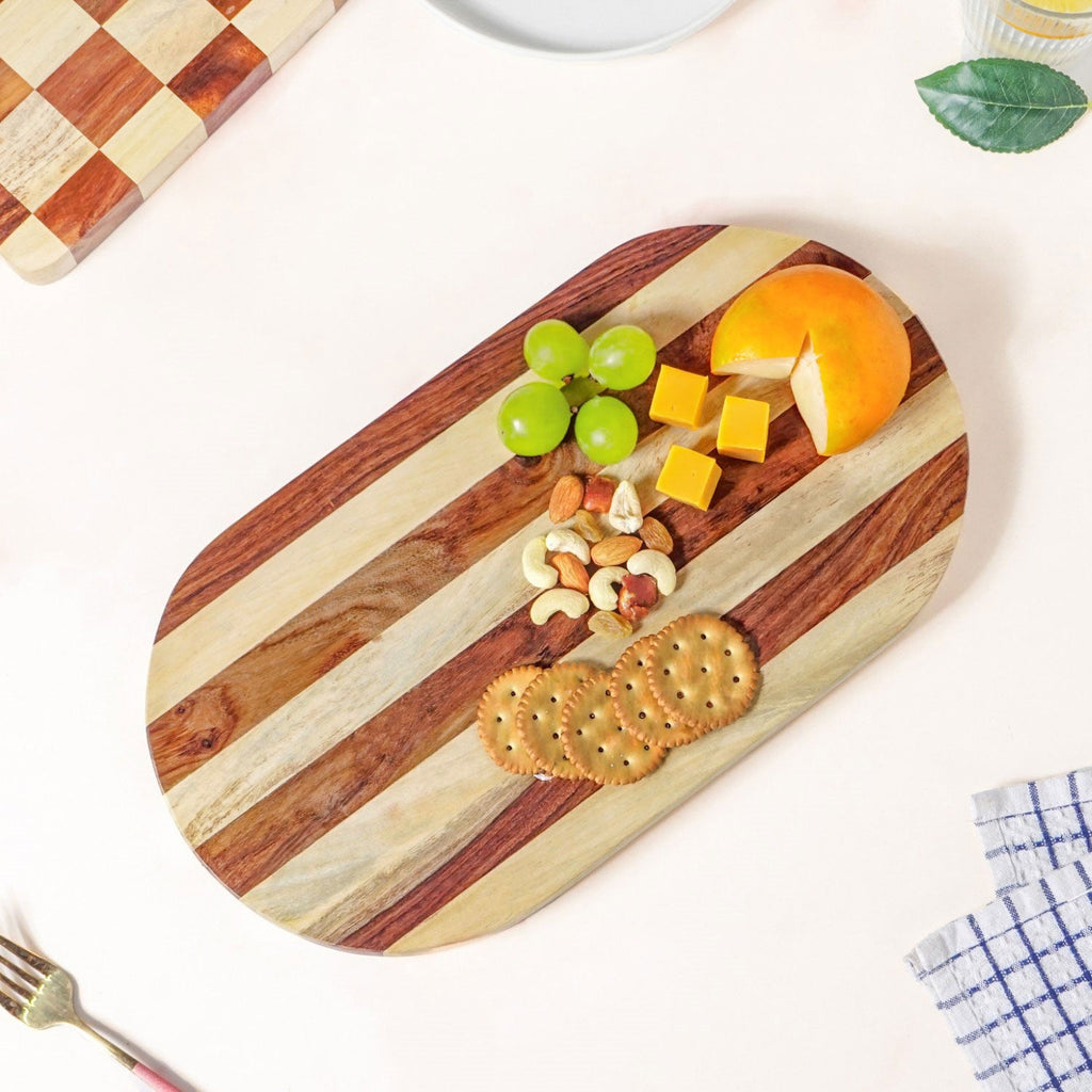 Capsule Serve And Slice Atelier Cheese Serving Platter 38x20cm Nestasia