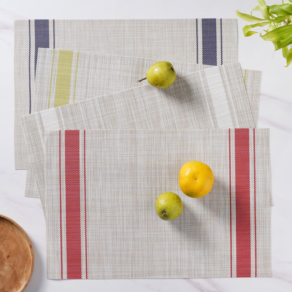 Striped Table Mat Set Of 6 Nestasia