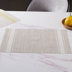 Striped Table Mat Set Of 6 Nestasia