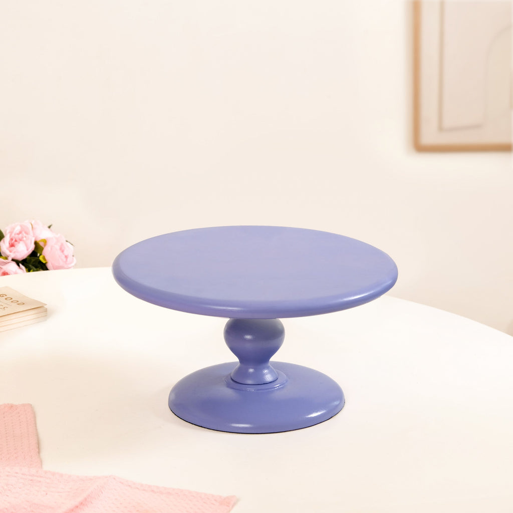 Sugar Pop Cake Stand Set Of 2 Purple And Blue Nestasia
