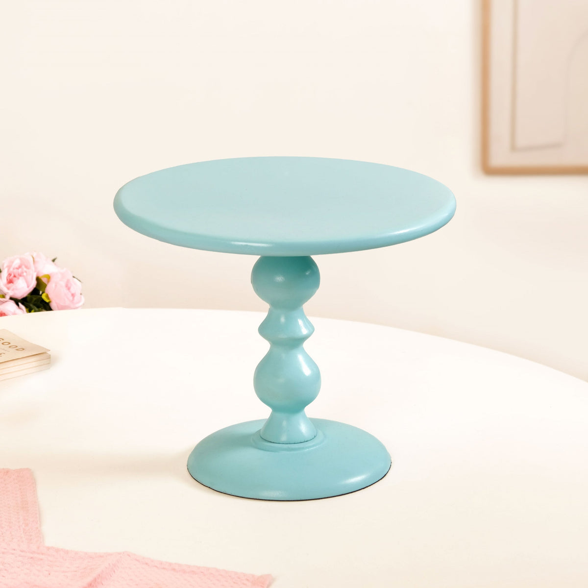 Sugar Pop Cake Stand Set Of 2 Purple And Blue Nestasia