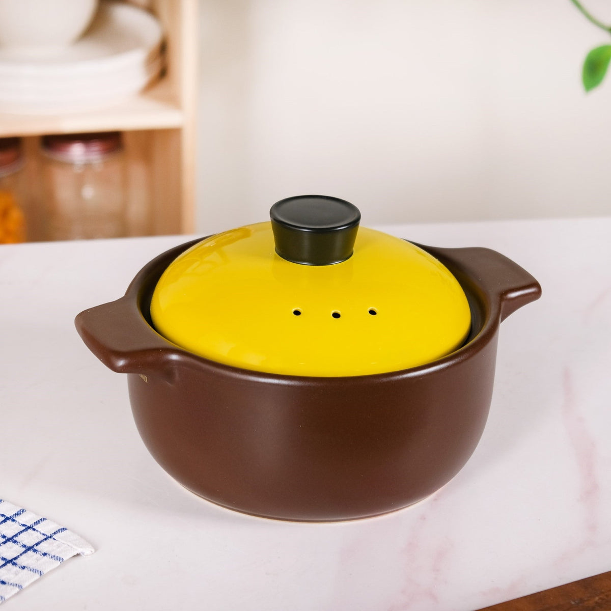 Limonelle Flame Safe Ceramic Cooking Pot 1600ml Nestasia