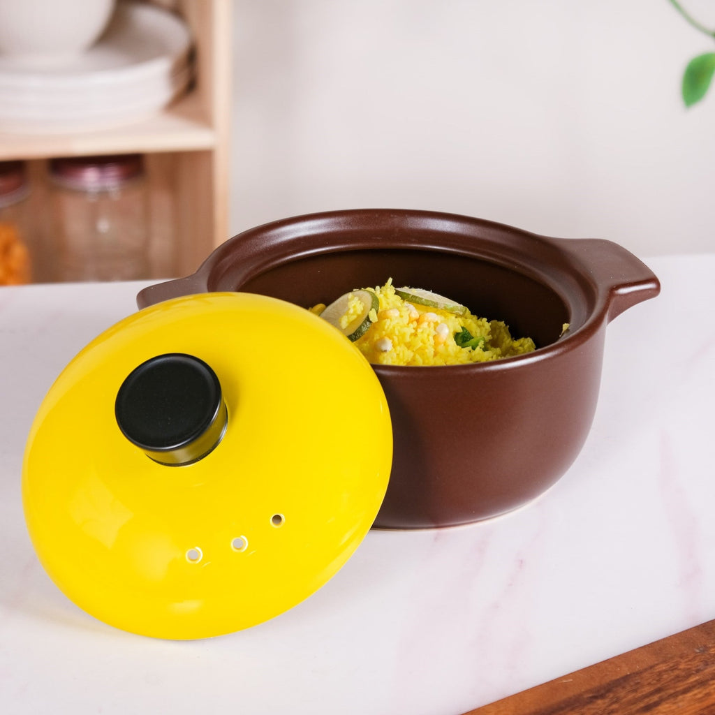 Limonelle Flame Safe Ceramic Cooking Pot 1600ml Nestasia
