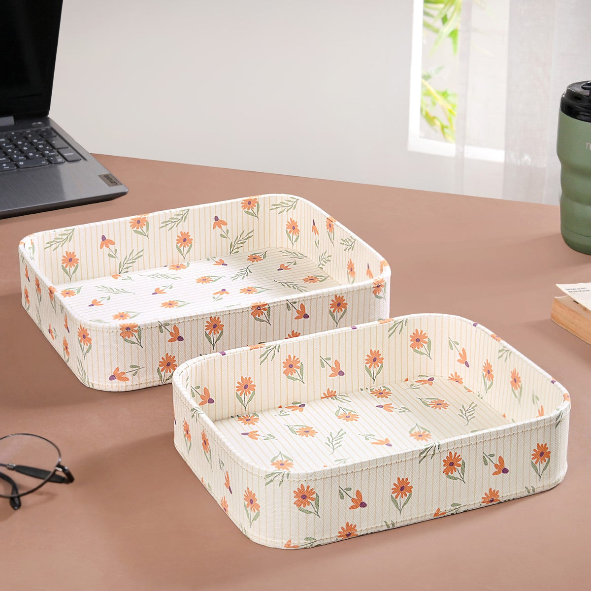 Sundaisy Eco Friendly Organiser Tray Set Of 2 Nestasia