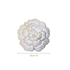 Gold Sunlit Petals Table Mat Set Of 6 Nestasia