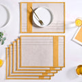 Sunny Row Dining Table Mat Set Of 6 Nestasia