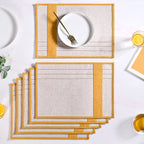 Sunny Row Dining Table Mat Set Of 6 Nestasia