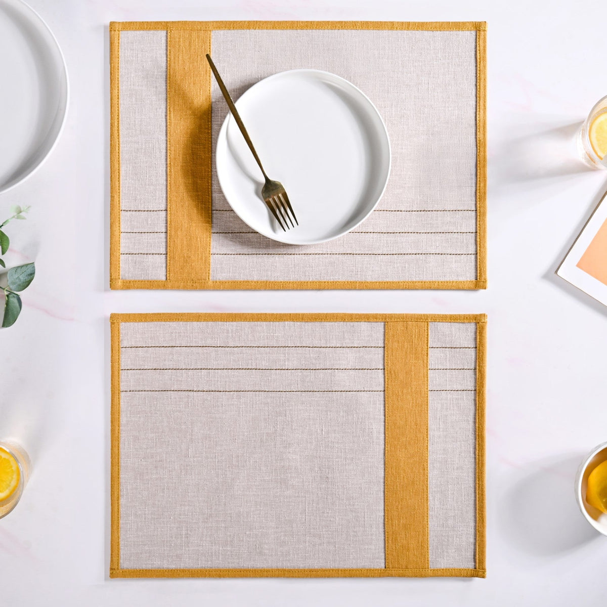 Sunny Row Dining Table Mat Set Of 6 Nestasia