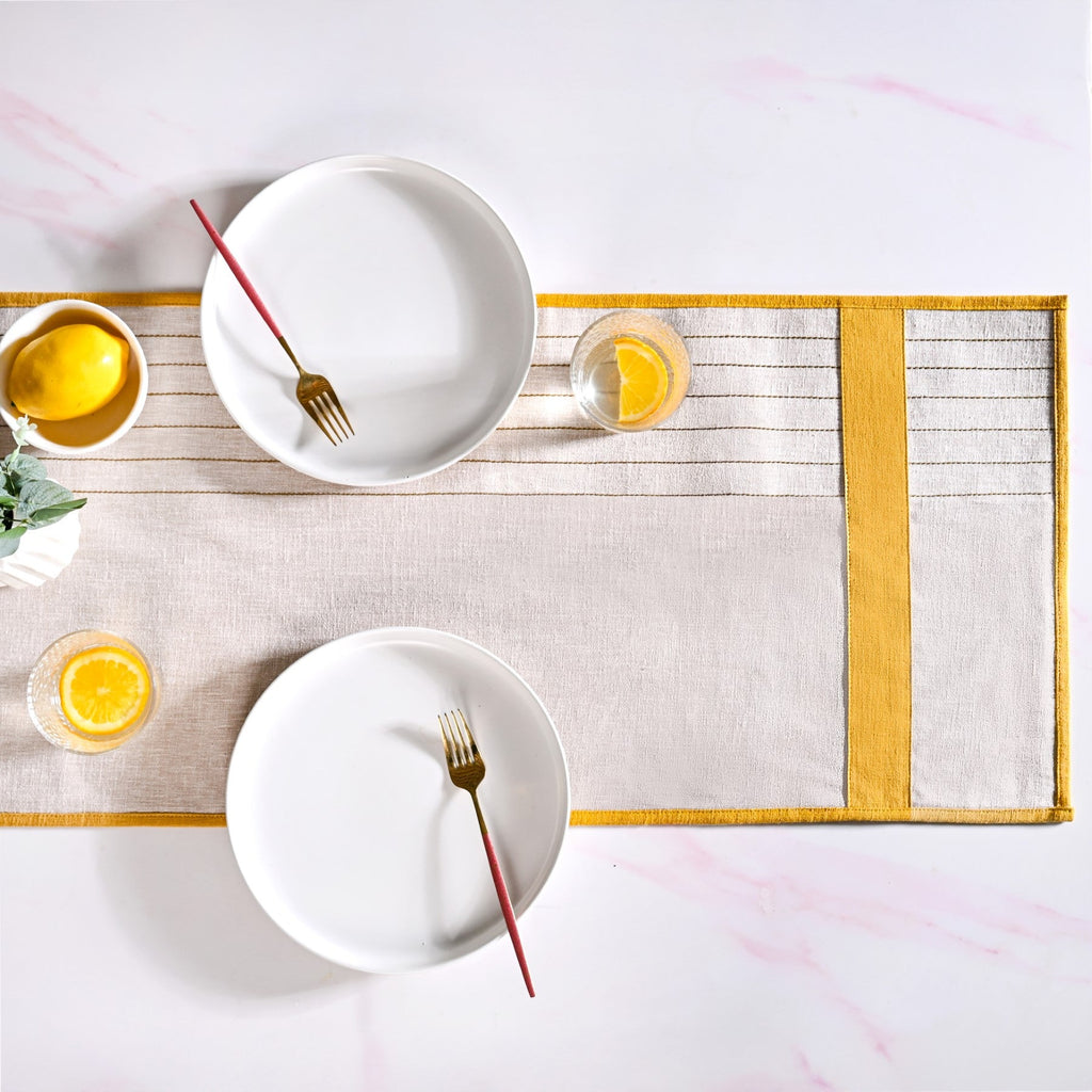 Sunny Row Dining Table Runner 181x40cm Nestasia