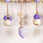 Sustainable Bandarwal With Sola Flower Lavender Nestasia