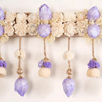 Sustainable Bandarwal With Sola Flower Lavender Nestasia