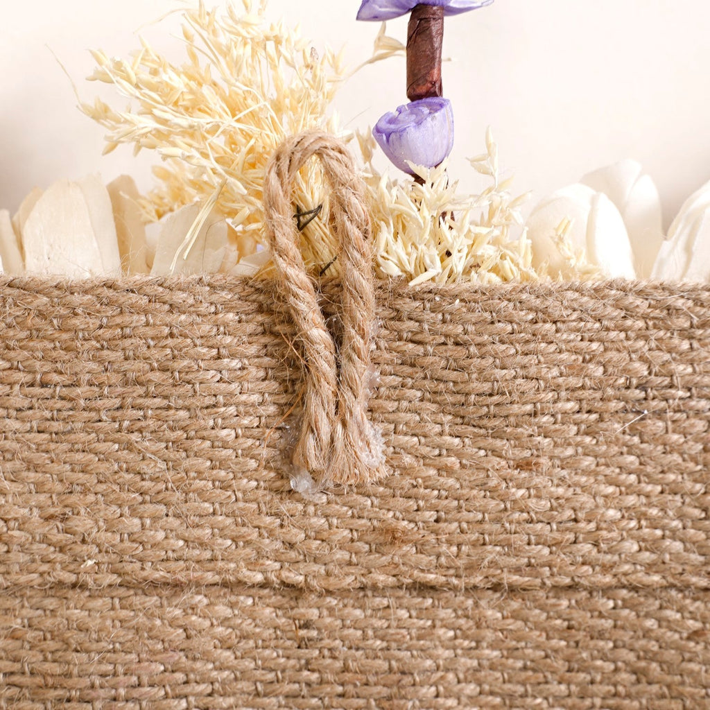 Sustainable Bandarwal With Sola Flower Lavender Nestasia