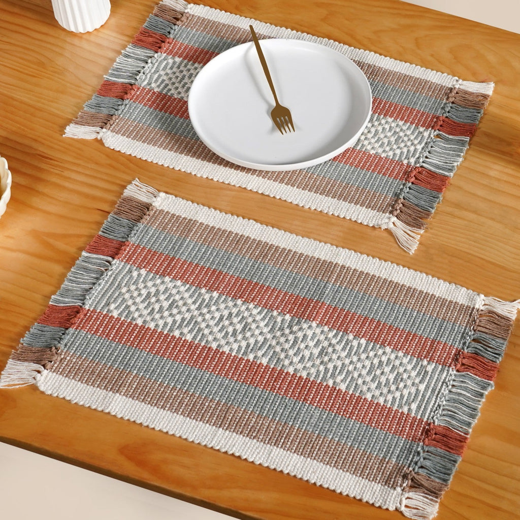 Sustainable Cotton Placemat Set Of 6 Nestasia