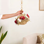 Sustainable Floral Lantern Red Nestasia