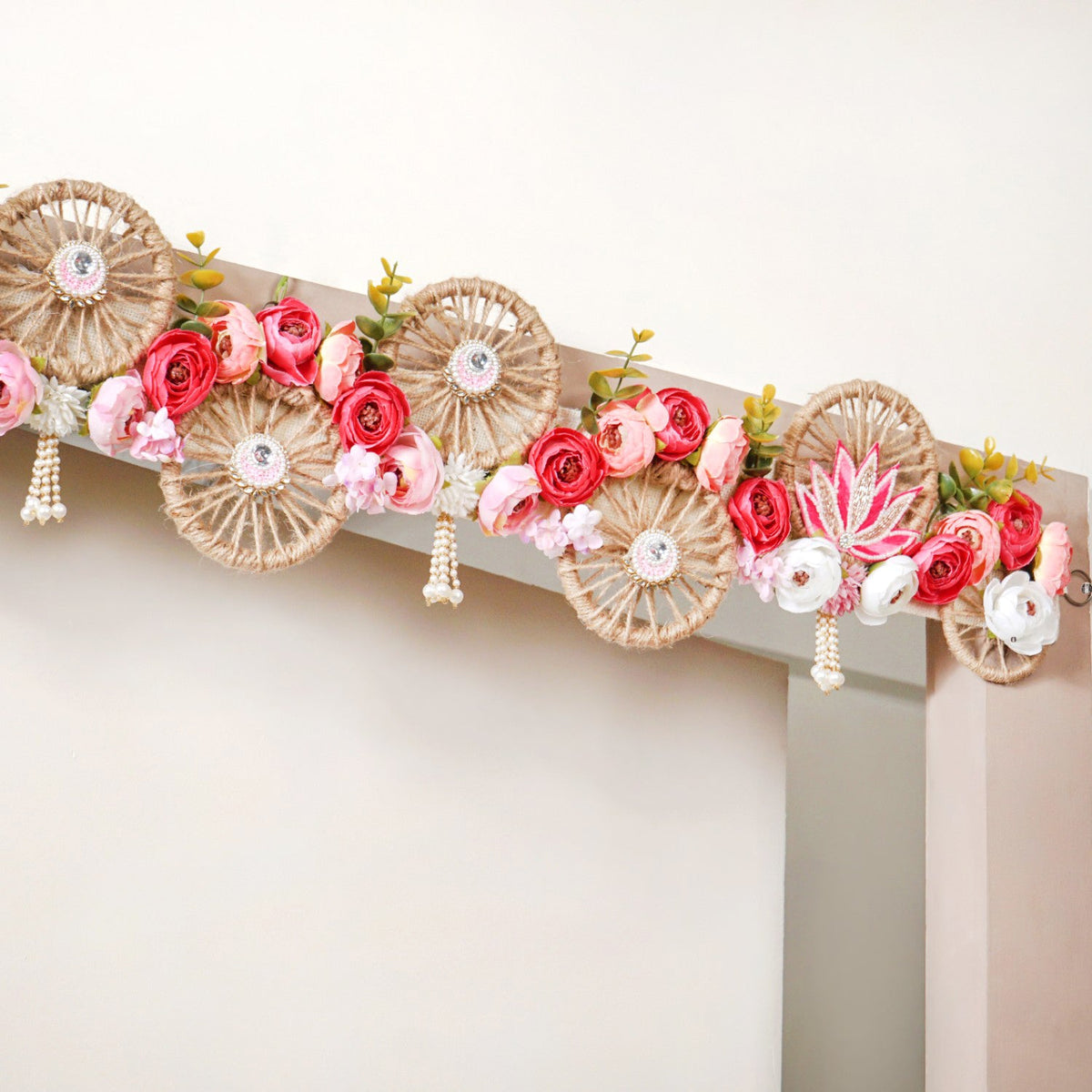 Sustainable Floral Pop Toran For Decoration Nestasia