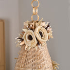 Solara Sustainable Handmade Dried Flower Bamboo Diwali Lantern Nestasia