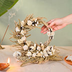 Sustainable Pooja Backdrop 23x20cm Nestasia