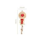 Sustainable Red Sola Bloom Wall Decor Set Of 4 Nestasia