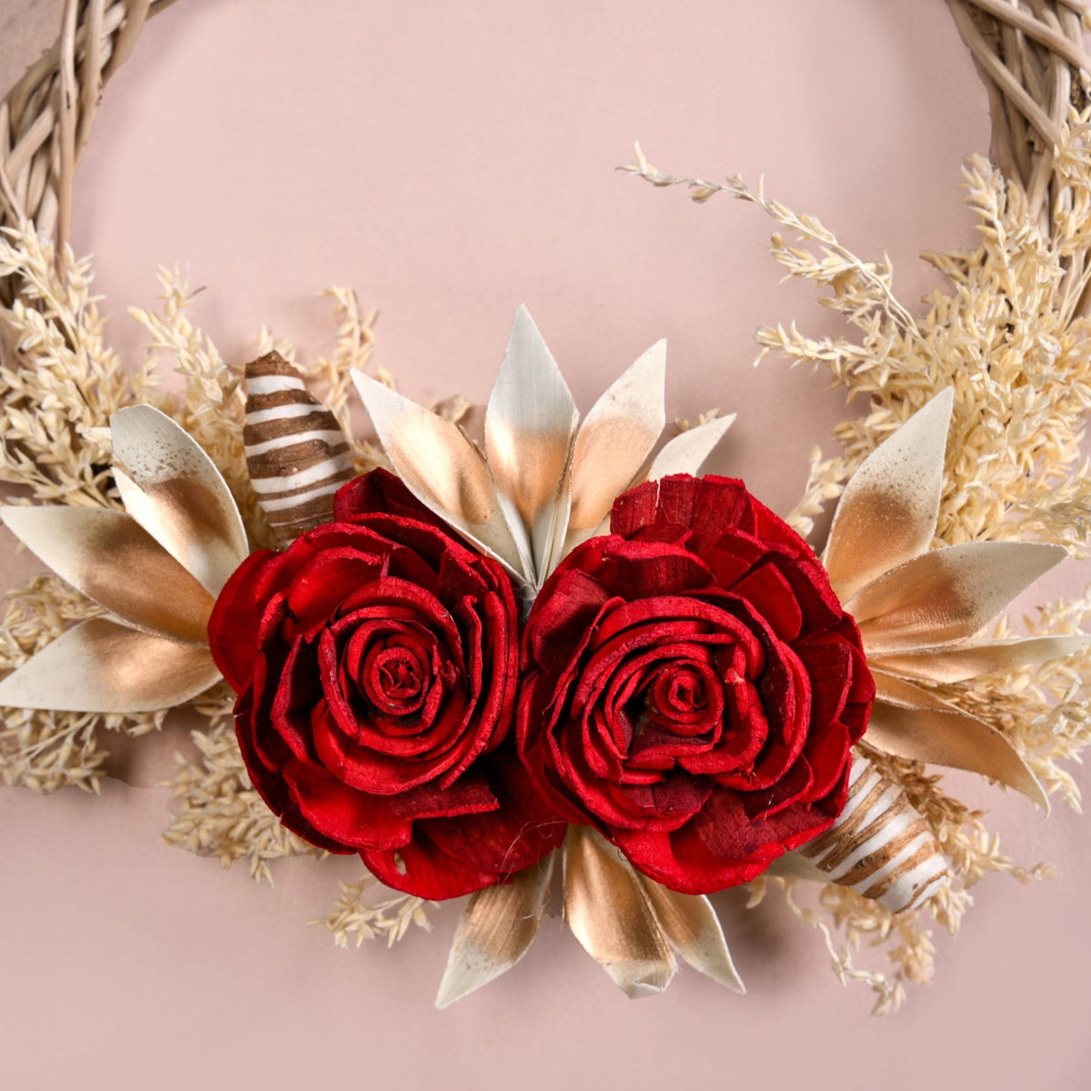 Sustainable Rose Wreath Set Of 3 Nestasia