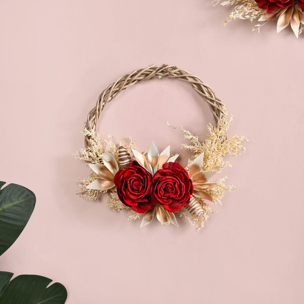 Sustainable Rose Wreath Set Of 3 Nestasia