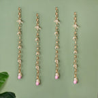 Sustainable Sola Flower Wall Hanging Set Of 4 Nestasia