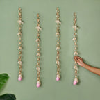 Sustainable Sola Flower Wall Hanging Set Of 4 Nestasia