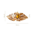 Sustainable Pine Leaf Sola Tea Light Candle Holder Set Of 4 Nestasia