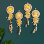 Real Dried Flowers Wall Decor Set Of 4 Nestasia