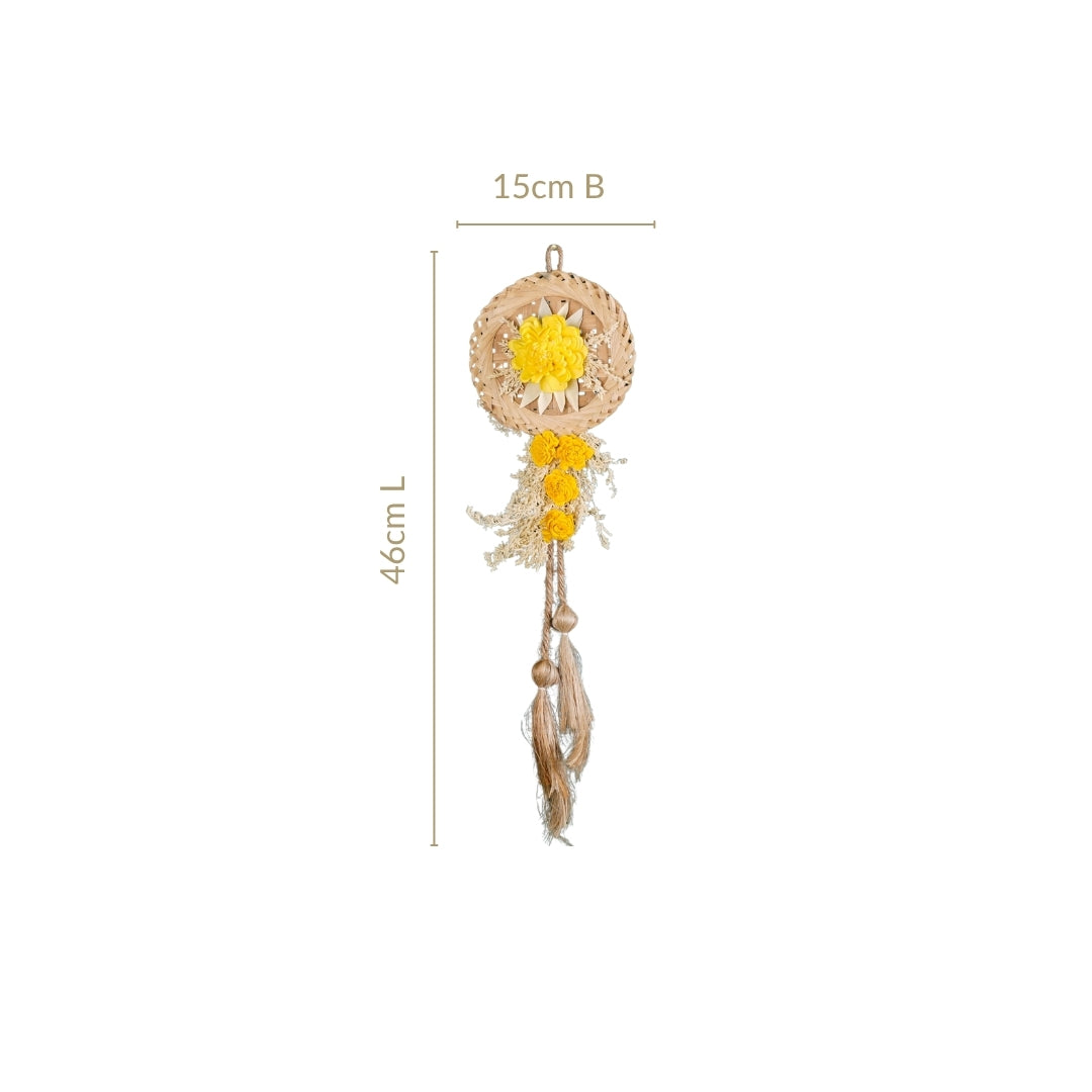Real Dried Flowers Wall Decor Set Of 4 Nestasia