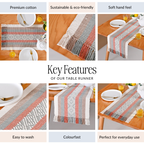 Sustainable Cotton Runner 180x33cm Nestasia