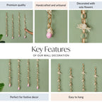 Sustainable Sola Flower Wall Hanging Set Of 4 Nestasia