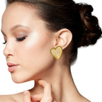 Sweet Hearts Studs White Nestasia