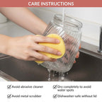 Swirl Jar With Lid Set Of 4 1300ml Nestasia