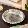 Symphony Ruffled Silver Urli 31cm Nestasia