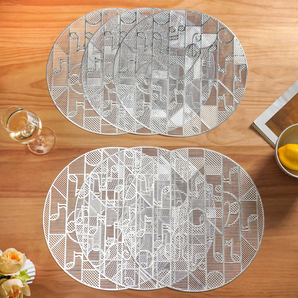 Symphony Silver Table Mat Set Of 6 Nestasia