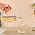 Clear Glass Carafe With Cup Nestasia