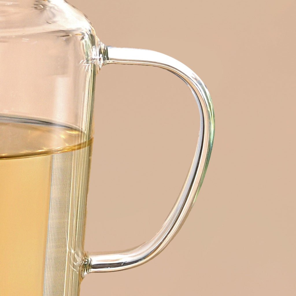 Clear Glass Carafe With Cup Nestasia